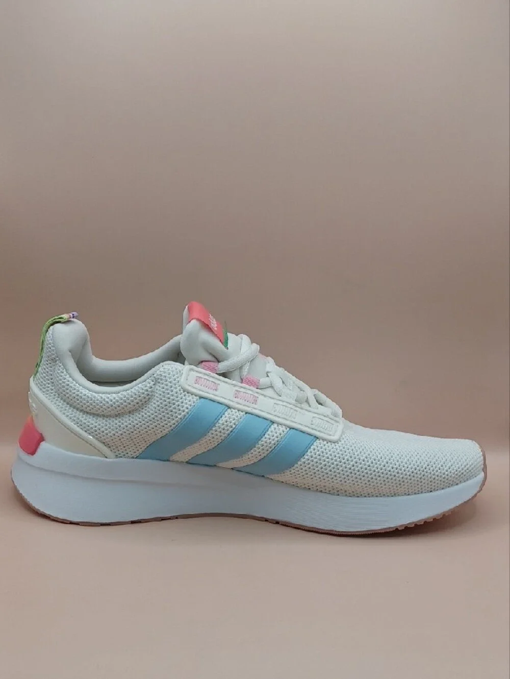NWOB Adidas Racer TR21 Running Shoes-Cream MultiColor Women Size 9 US GZ1992